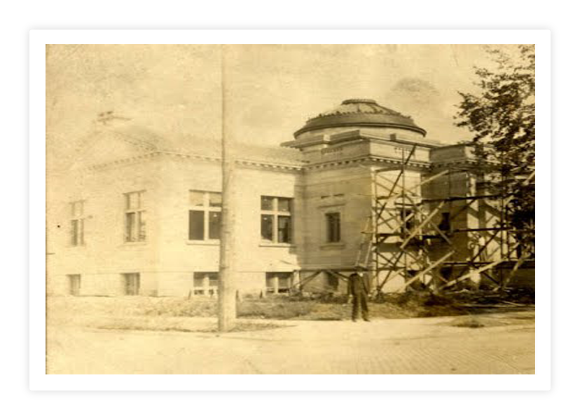 anderson public library under construction